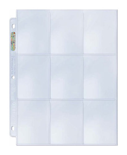 Ultra Pro 9 Pocket Page - 10 Pack