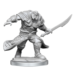 D&D Unpainted Miniature MTG Zurgo Helmsmasher & Unyielding Krumar
