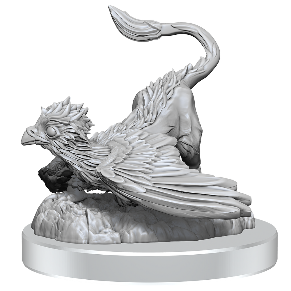D&D Unpainted Miniature Griffon Hatchlings