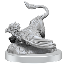 D&D Unpainted Miniature Griffon Hatchlings