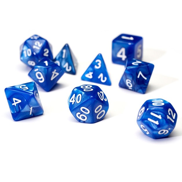 Sirius Dice 7-Die Set - Pearl