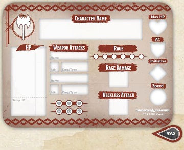 D&D Token Set - Barbarian