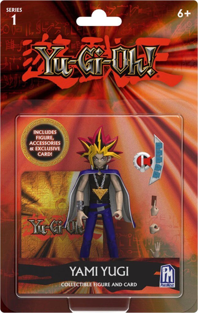 YU-GI-OH 4" Action Figure with Accessories and Collectible Card