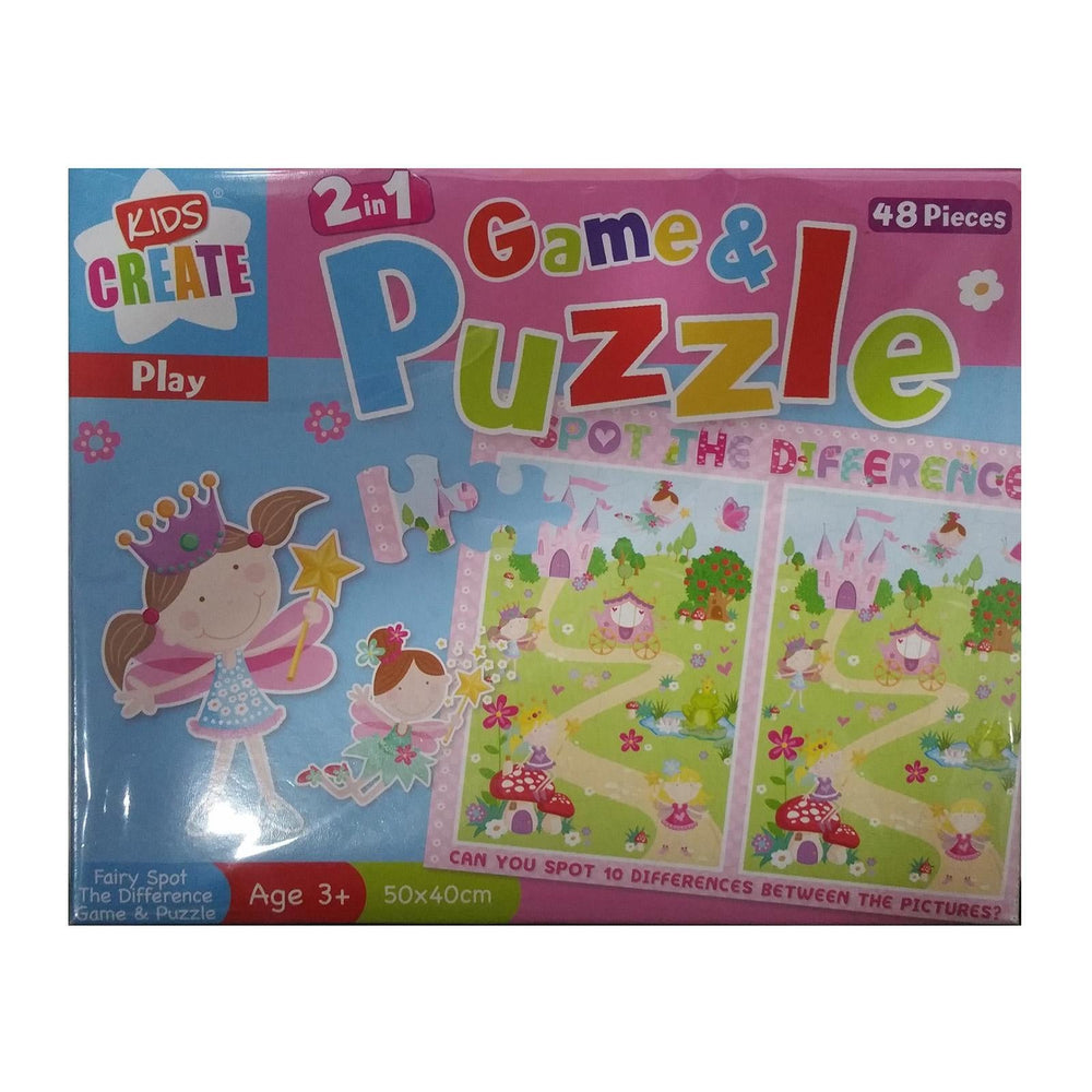 Fairy Spot the Difference Puzzle