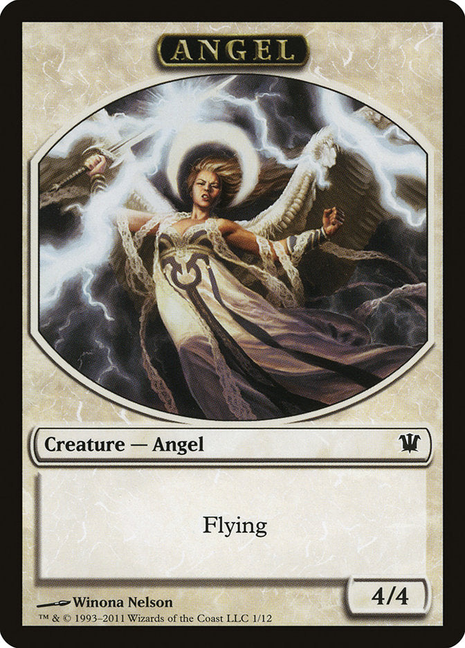 mtg angel token cards ANGEL TOKEN Zendikar MTG Magic the Gathering Cards DJMagic