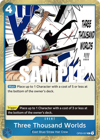 One Piece Card Game Don Krieg OP03-025 SR Parallel Japanese