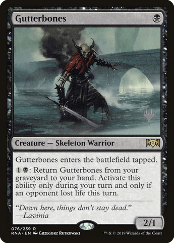 Gutterbones (Promo Pack) [Ravnica Allegiance Promos]