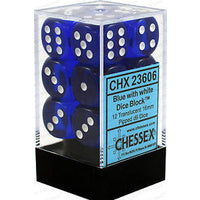 Chessex 12-Die Set - Translucent
