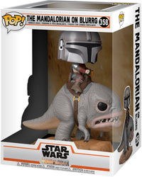 Star Wars: The Mandalorian - The Mandalorian on Blurrg Deluxe Pop! 358