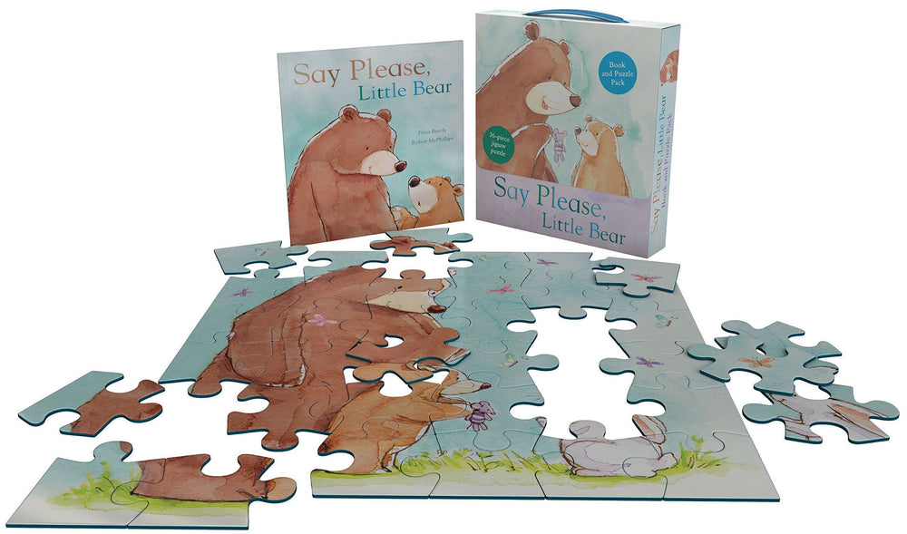 Say Please, Little Bear Book and Puzzle Pack