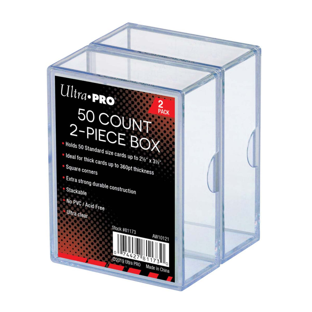 Ultra Pro 2-piece Slider Box (50) clear