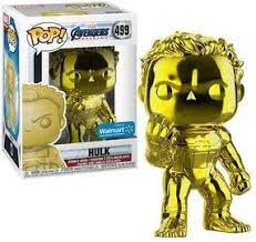 Marvel Avengers : Endgame - Hulk (Yellow Chrome) Pop! 499