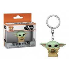 Star Wars- The Child with Cup Pop! Keychain