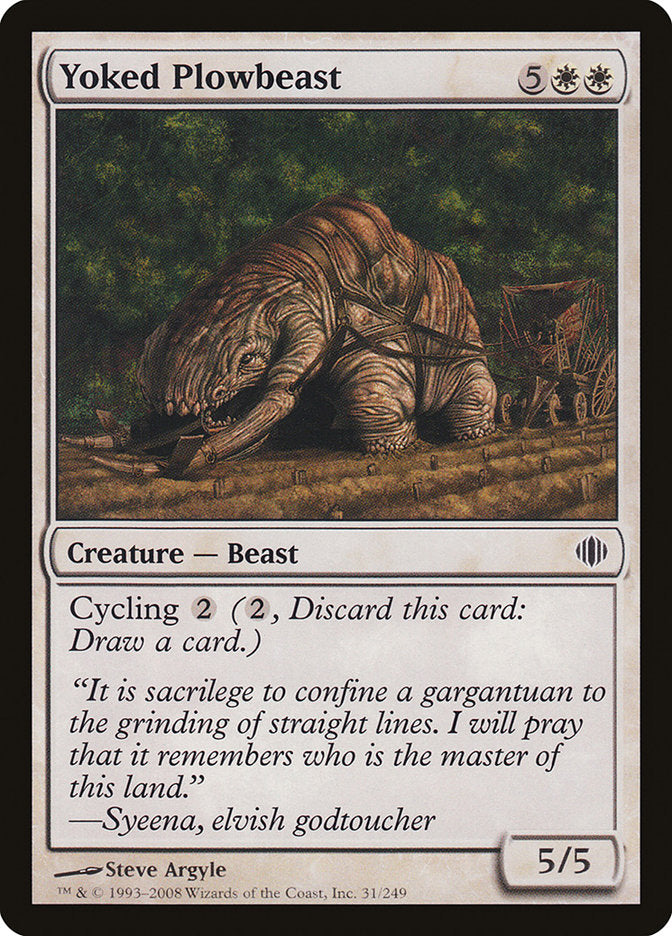 Yoked Plowbeast [Shards of Alara]