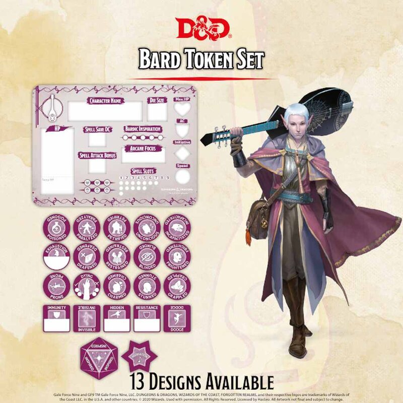 D&D Token Set - Bard