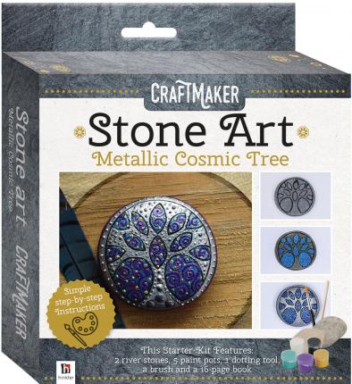 Craftmaker Metallic Mini Rock Kits - Cosmic Tree