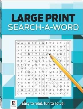 Search-a-Word (Large Print) - Blue