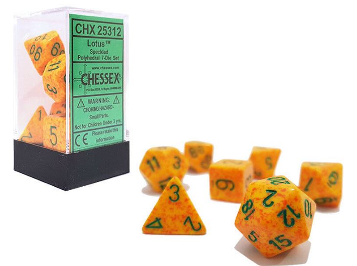 Chessex 7-Die Set - Speckled