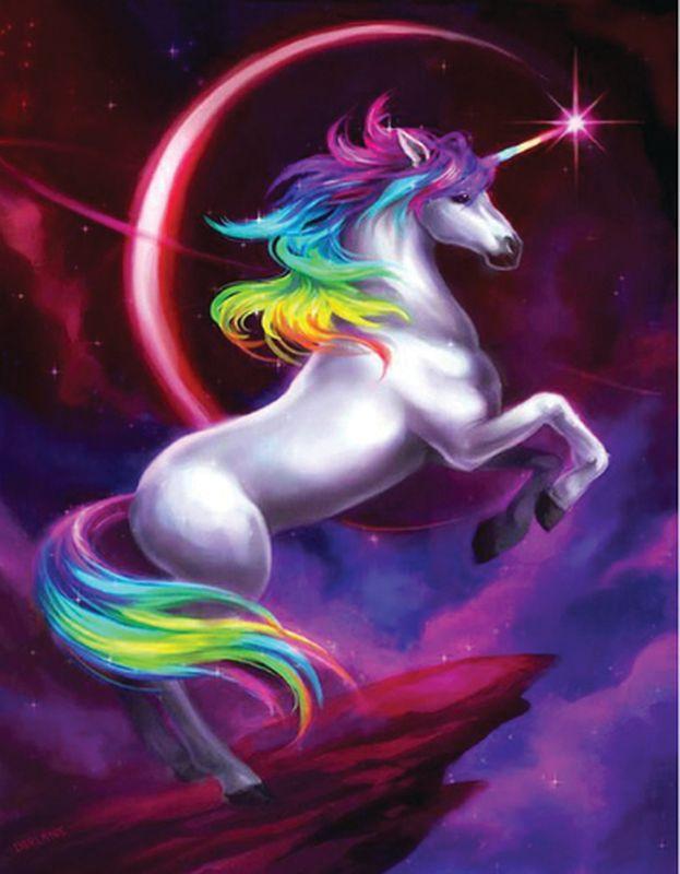 Diamond Art - Multicolored Unicorn