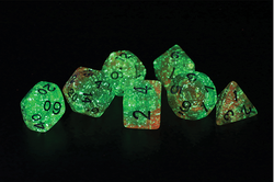 Sirius Dice 7 Die Set: Lotus Glowworm