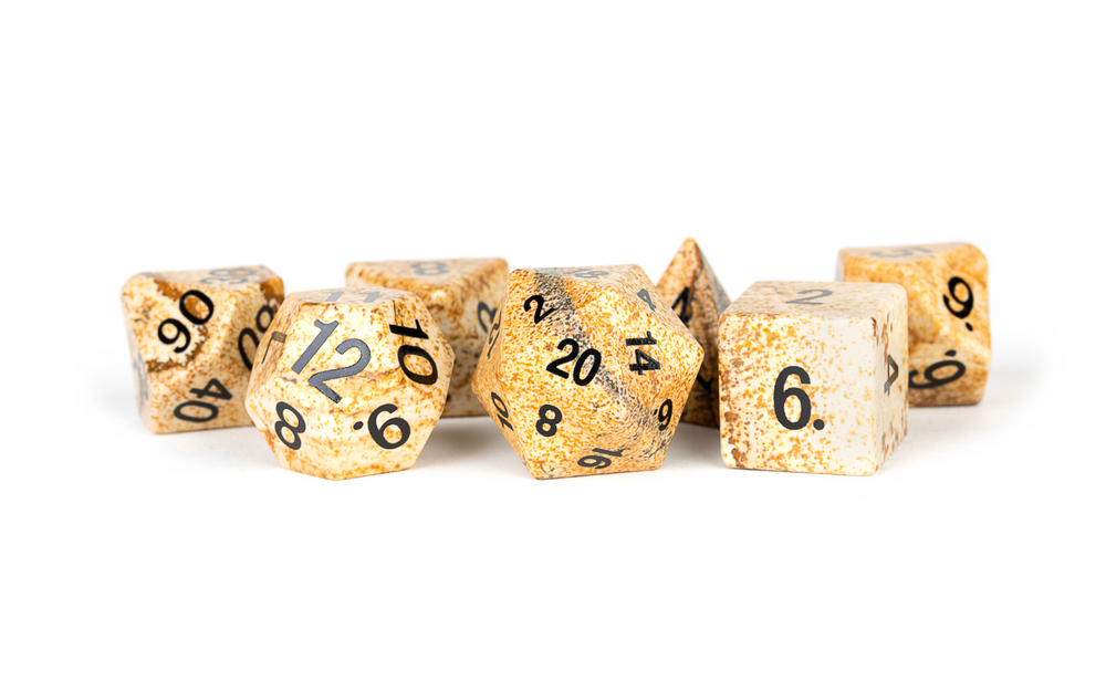 MDG Stone Dice - Picture Jasper