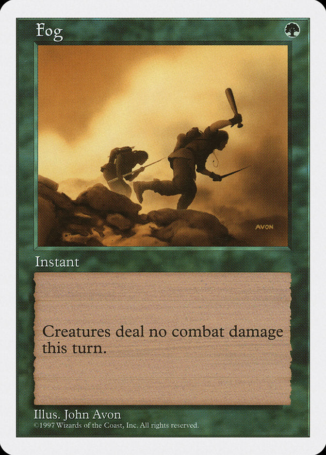 fog mtg card Fog [Fifth Edition]