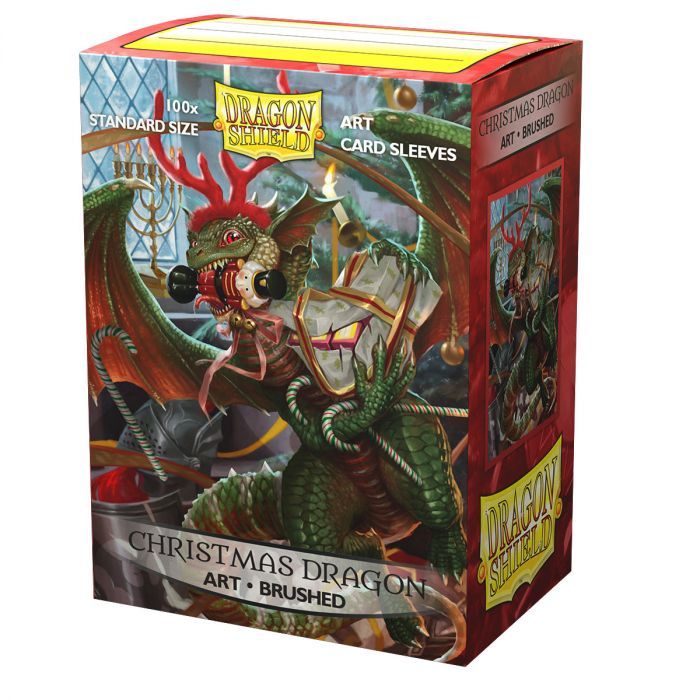 Dragon Shield Art Sleeves: Christmas Dragon Brushed 2020