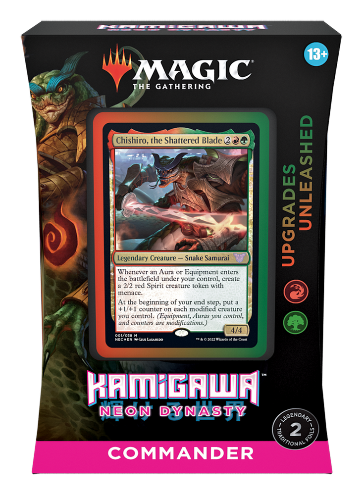 MTG Kamigawa Neon Dynasty Commander Deck - Upgrades Unleased