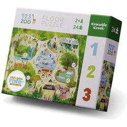 Crocodile Creek Floor Puzzle - 123 Zoo