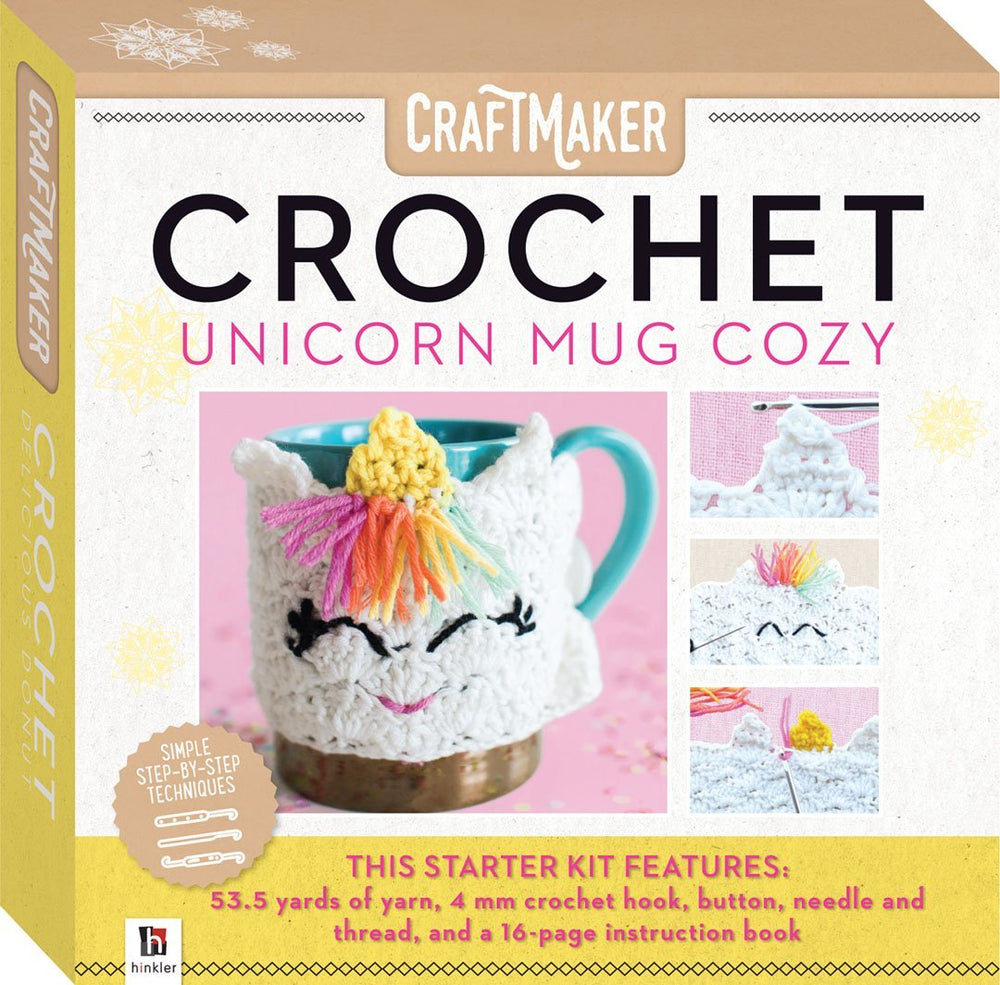 Crochet Unicorn Mug Cozy