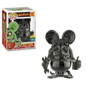 SDCC Rat Fink - Rat Fink Grey Chrome Pop! 15