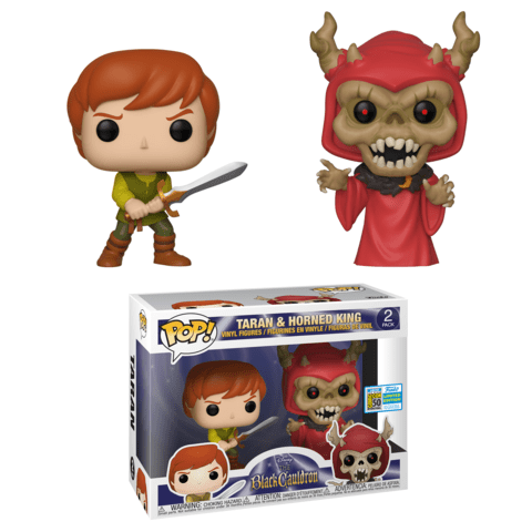 SDCC The Black Cauldron - Taran & Horned King Pop! 2 Pack