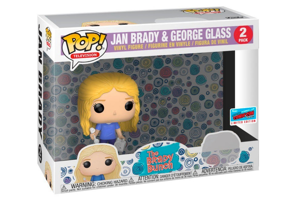 NYCC Brady Bunch - Jan & George Glass Pop!
