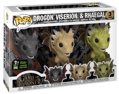 Game of Thrones - Dragons in Eggs Pop! 3pk EC20