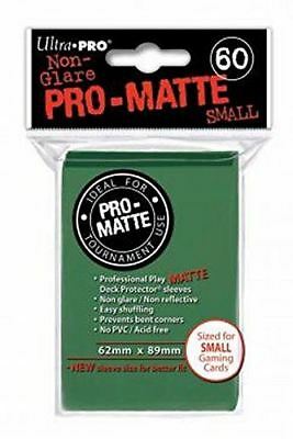 Ultra Pro Matte Sleeves Small 60ct - Green