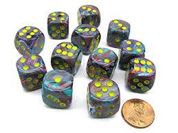 Chessex: D6 Festive™ DICE SET - 16MM