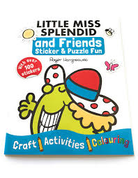 Little miss splendid and friends sticker & puzzle fun