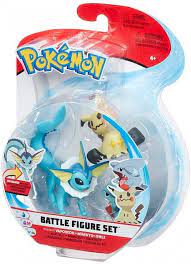 Pokemon Battle Figure - Vaporen + Mimikyu + Gible