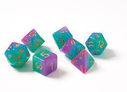 Dice Set - Northern Lights