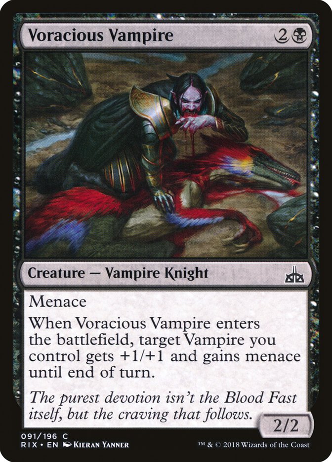 Voracious Vampire [Rivals of Ixalan]