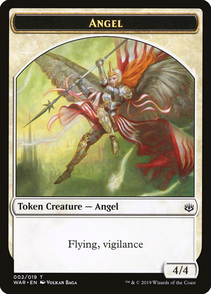 mtg angel token cards Angel Token (4/4) by Liz Danforth main image 0