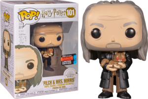 NYCC Harry Potter - Filch with Mrs. Norris Pop! 101