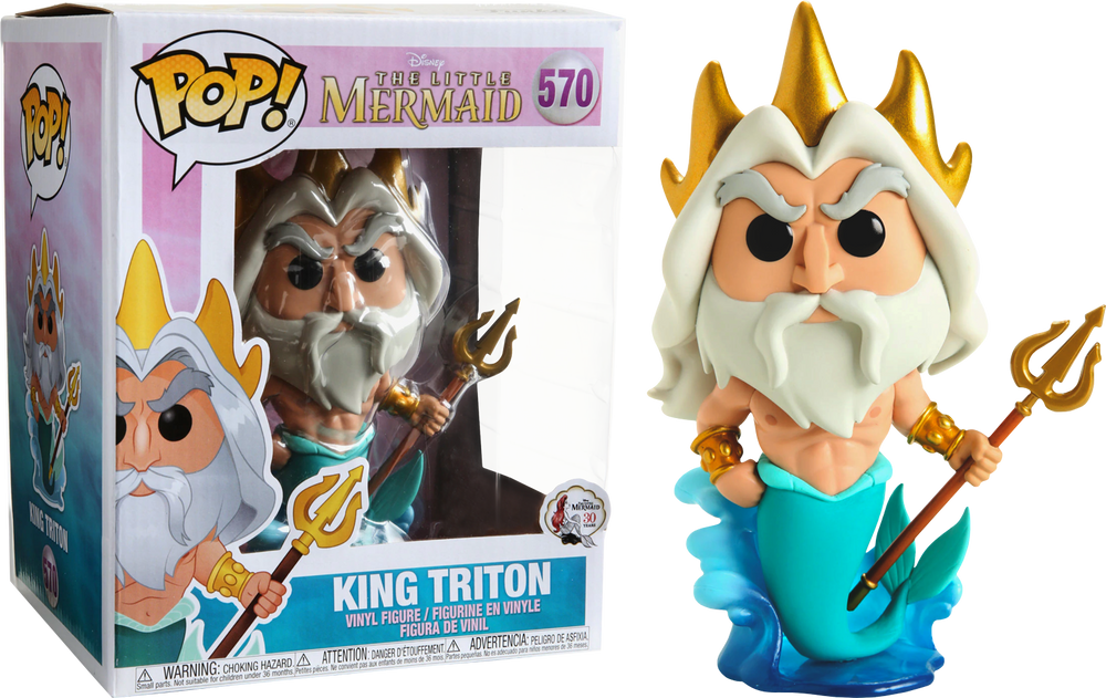 Little Mermaid - King Triton 6" Pop! 570