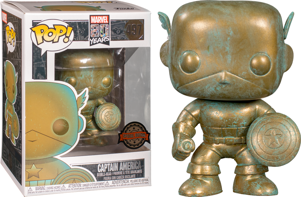 Marvel 80th Anniversary - Captain America Pop! 497