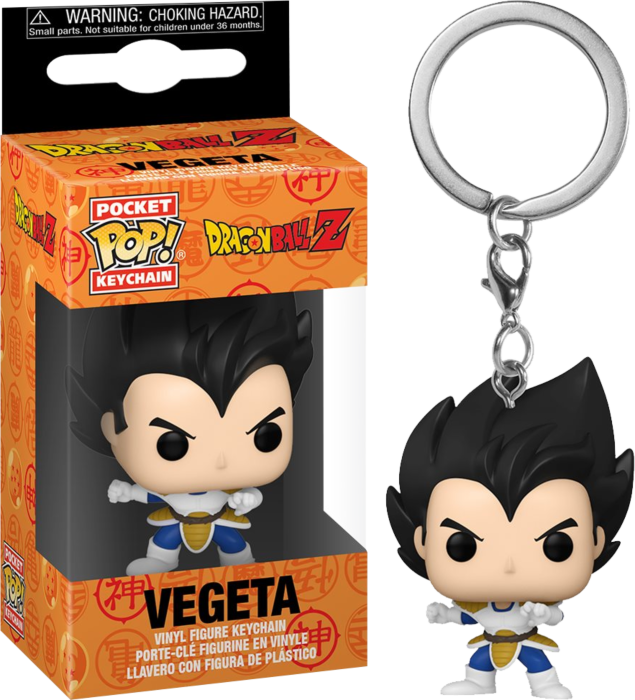 Dragonball Z - Vegeta Pop! Keychain