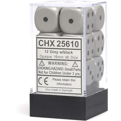 Chessex 12-Die Set - Opaque