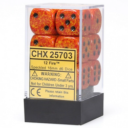 Chessex 12-Die Set - Speckled