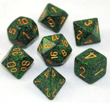 Chessex 7-Die Set - Speckled