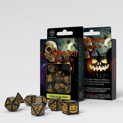Halloween Pumpkin - Jack O’Lantern Dice Set (Glow in the Dark)
