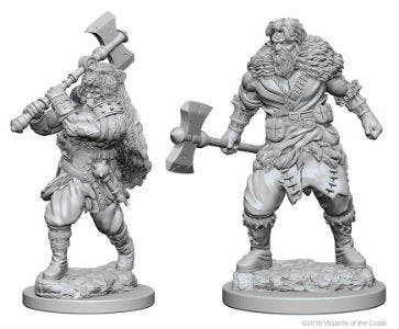 D&D Miniature Figurine - Barbarian